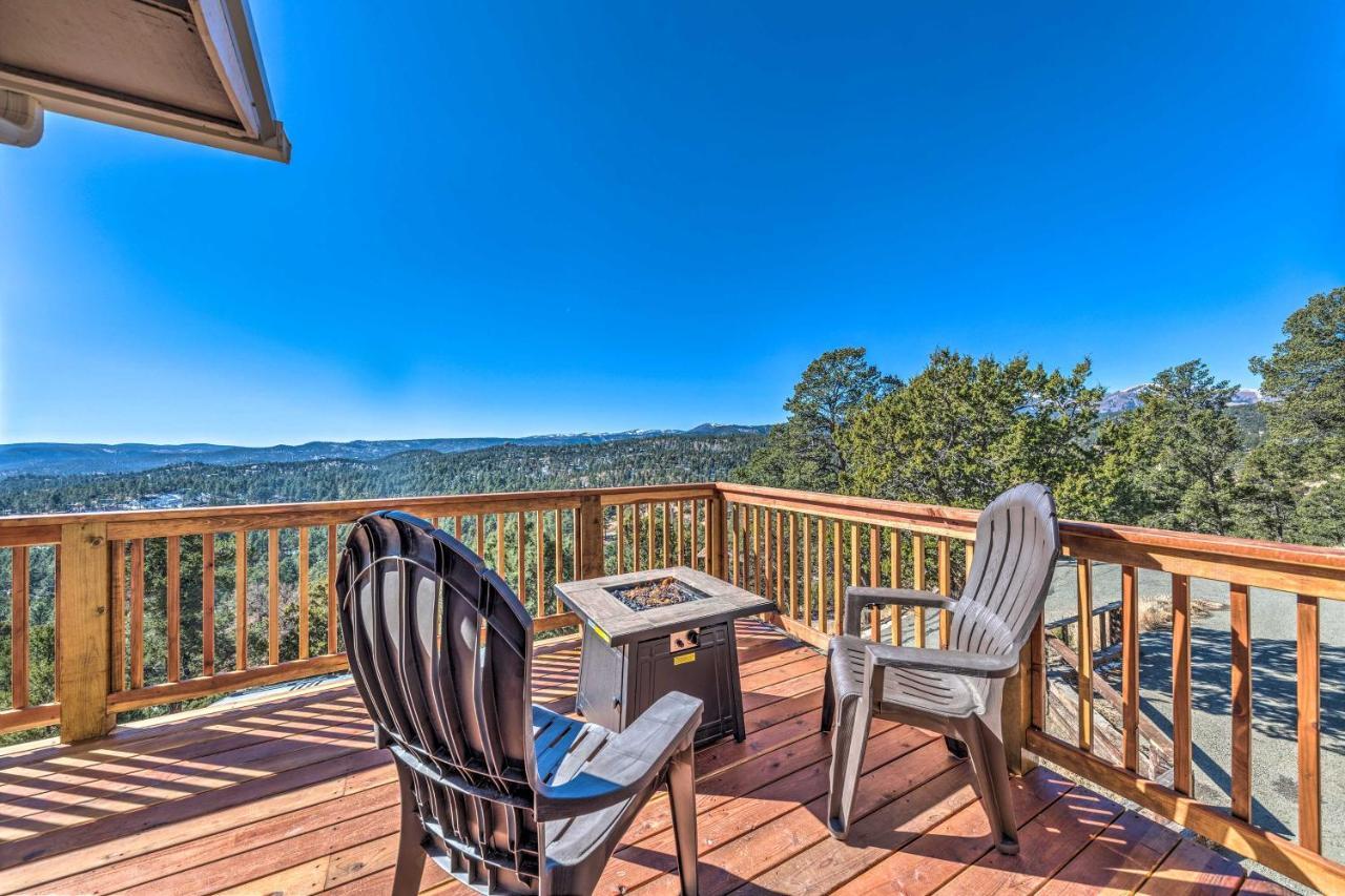 Mountains Majesty Cabin With Hot Tub And Mtn Views! Villa Ruidoso Ngoại thất bức ảnh