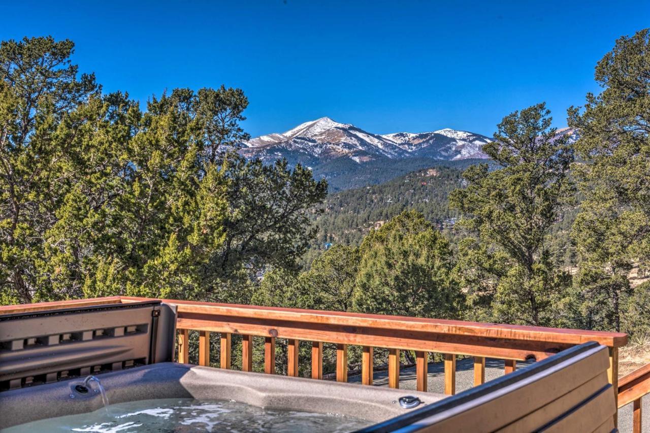 Mountains Majesty Cabin With Hot Tub And Mtn Views! Villa Ruidoso Ngoại thất bức ảnh