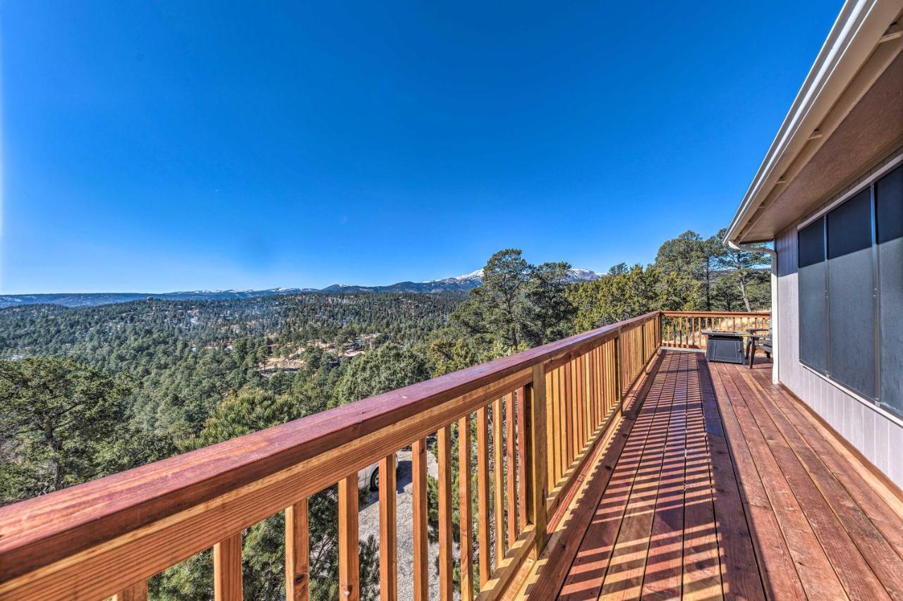 Mountains Majesty Cabin With Hot Tub And Mtn Views! Villa Ruidoso Ngoại thất bức ảnh