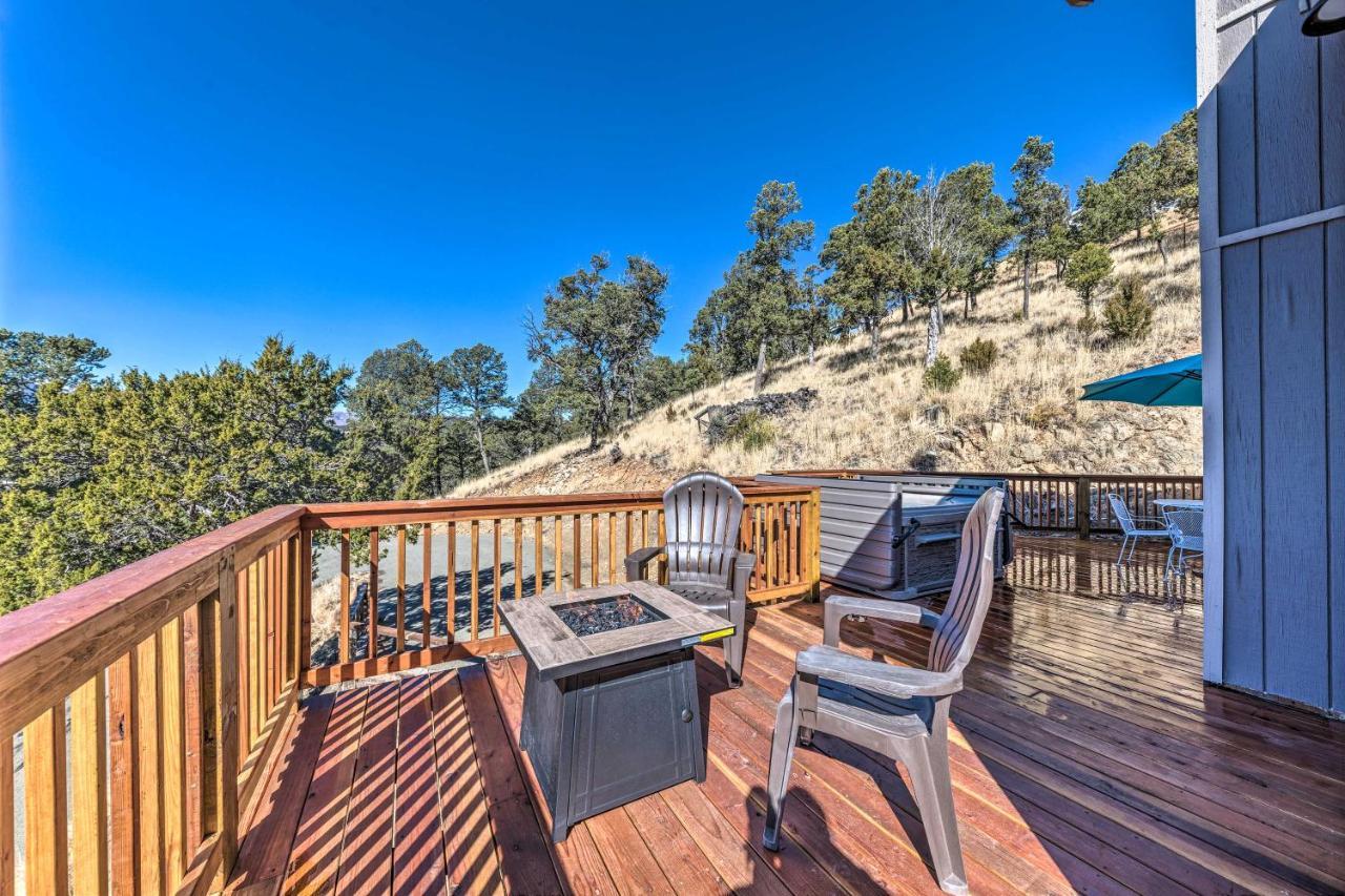 Mountains Majesty Cabin With Hot Tub And Mtn Views! Villa Ruidoso Ngoại thất bức ảnh