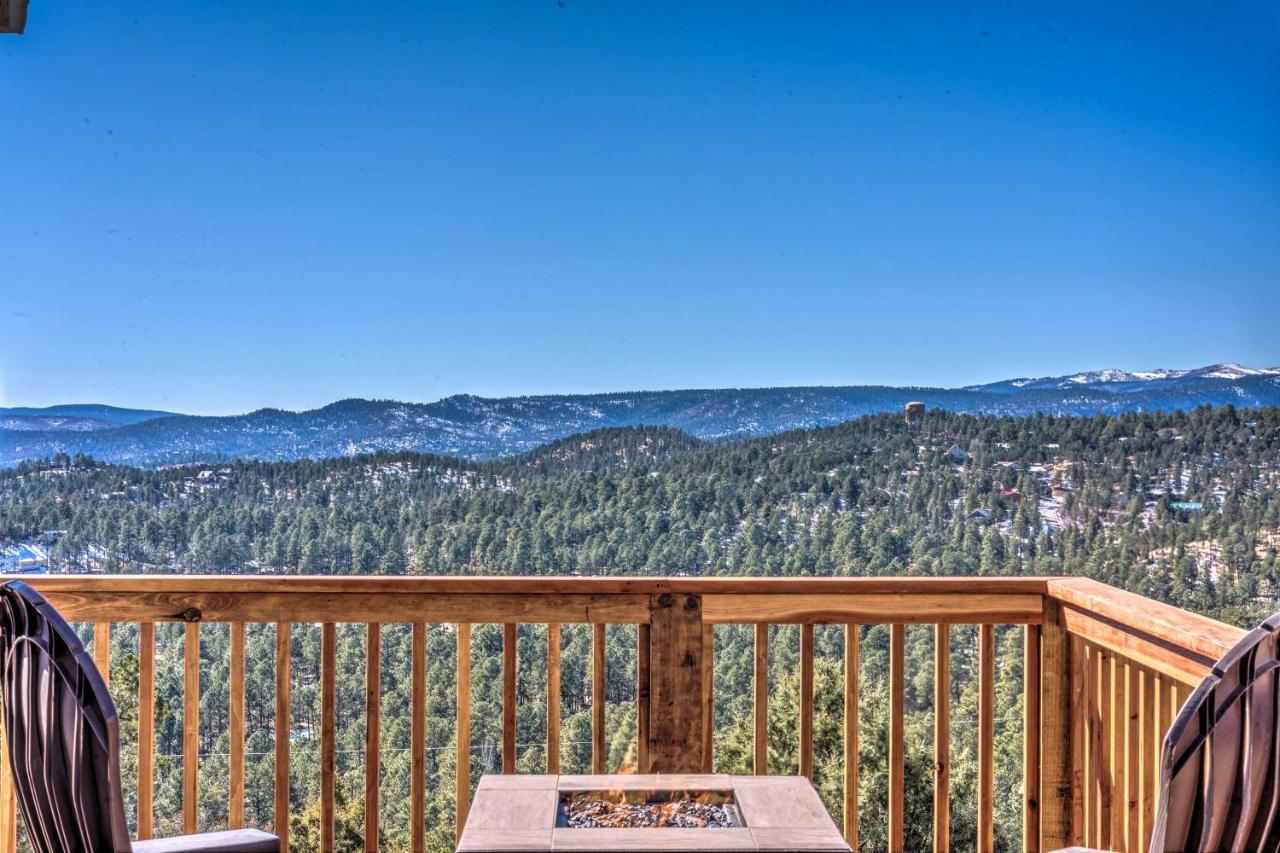 Mountains Majesty Cabin With Hot Tub And Mtn Views! Villa Ruidoso Ngoại thất bức ảnh