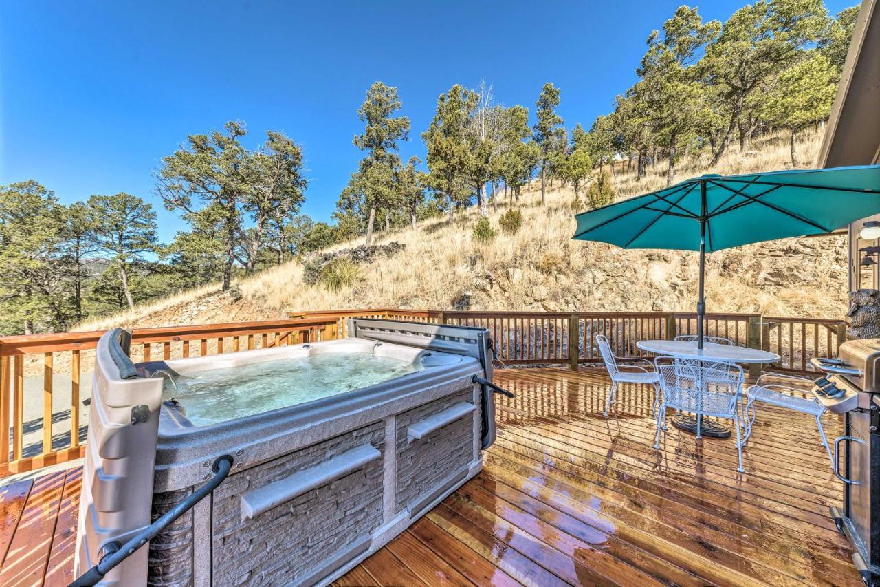 Mountains Majesty Cabin With Hot Tub And Mtn Views! Villa Ruidoso Ngoại thất bức ảnh